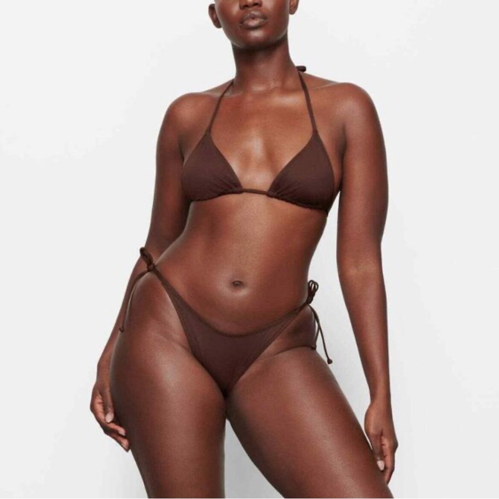 SKIMS Chocolate Bikini Set